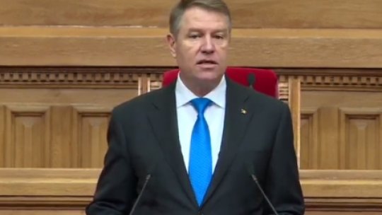 Iohannis: Ziua Unirii Principatelor Române a confirmat drumul spre modernitate şi unitate naţională