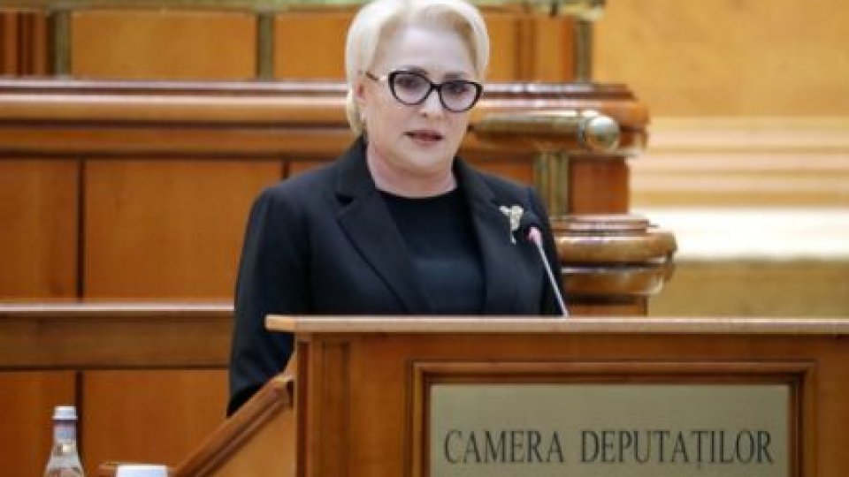 Moţiunea de cenzură - discursul premierului Viorica Dăncilă 