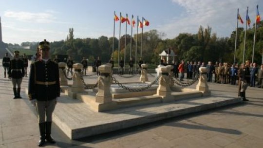 Ziua Națională a României. Ceremonii la Monumentul Ostaşului Necunoscut