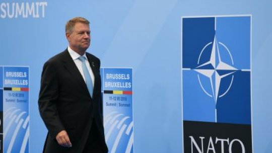 România, reprezentată la summitul NATO de preşedintele Klaus Iohannis