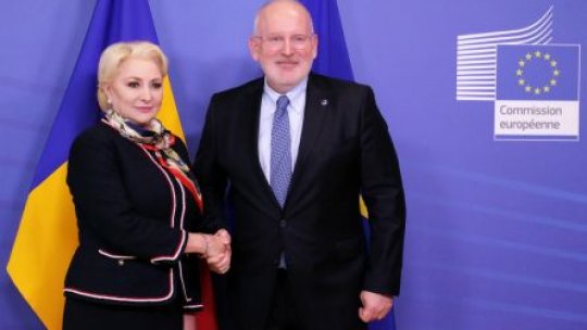 Premierul Viorica Dãncilã continuă vizita la Bruxelles