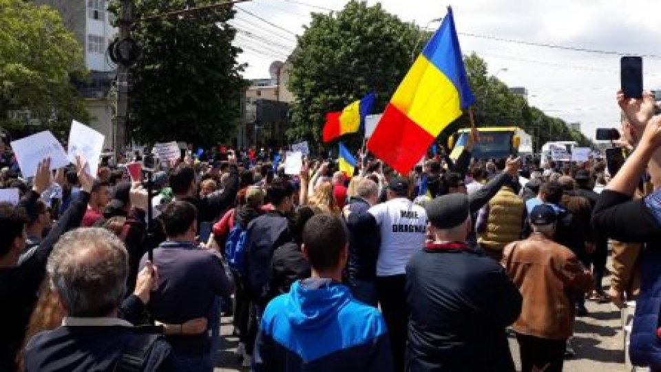 Circulaţia în centrul Galațiului, întreruptă în timpul protestului anti-PSD