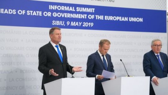 Declarația de la Sibiu, adoptată de șefii de stat și de guvern din UE