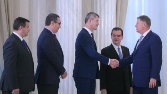 PNL, USR, PRO România şi PMP au semnat acordul propus de preşedintele Iohannis