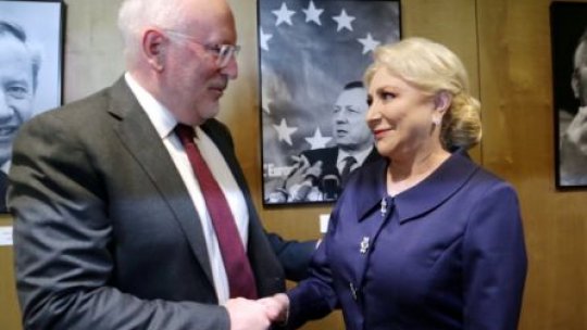 Oficialii europeni salută angajamentele Guvernului de la Bucureşti