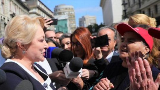 Premierul Viorica Dăncilă şi-a depus candidatura la alegerile prezidenţiale