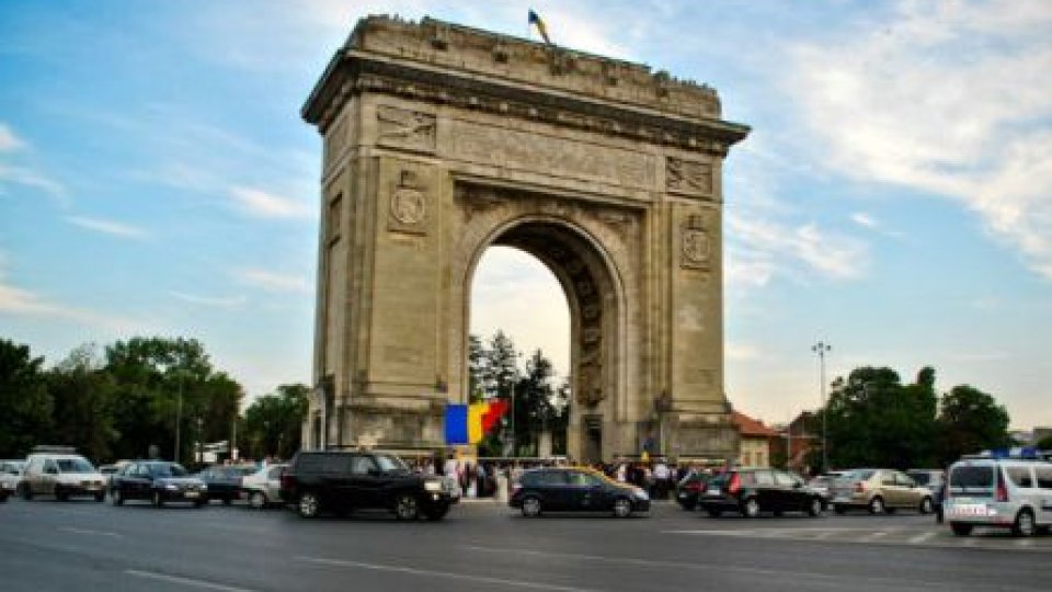 Repetiţie la Arcul de Triumf pentru Ziua Naţională