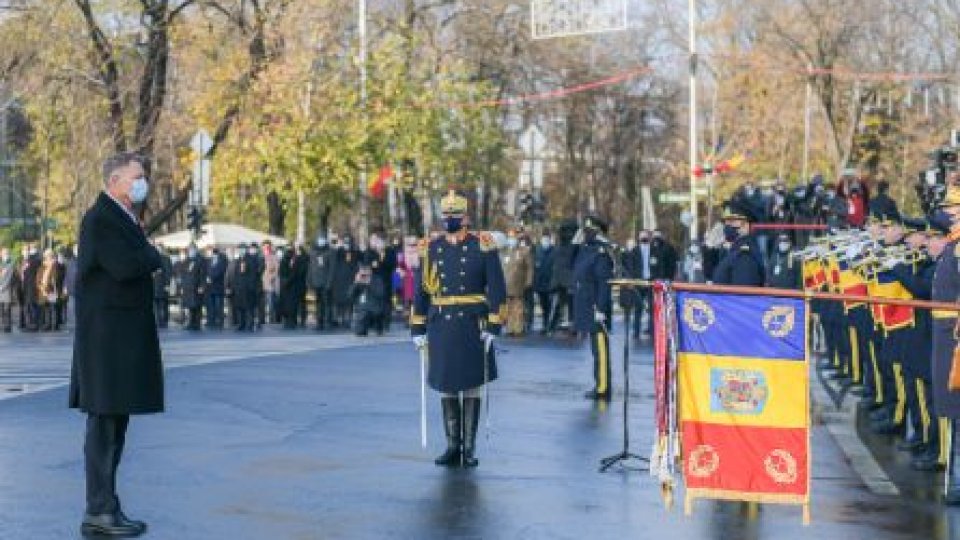 Ziua Naţională a României, marcată a Arcul de Triumf din Capitală