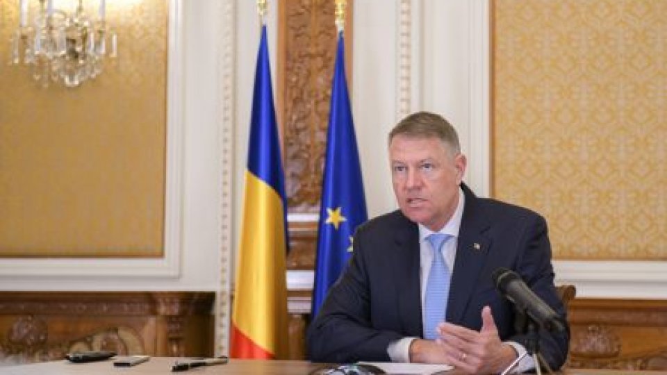 Videoconferință a președintelui Iohannis pe tema #COVID-19