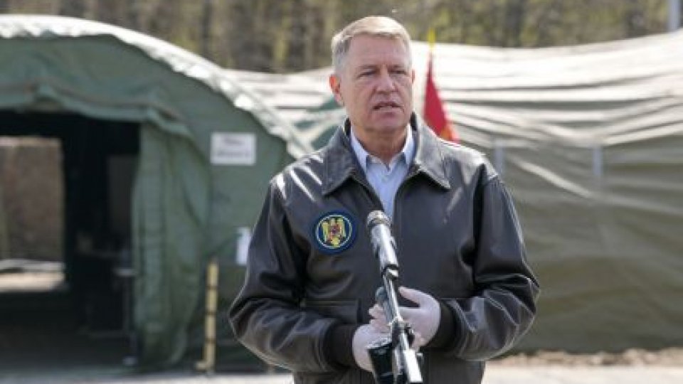 Președintele Iohannis, în vizită la Spitalul Militar de Campanie ROL 2