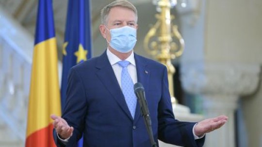 Iohannis: Toată lumea va fi obligată să poarte măști în spații închise, după 15 mai