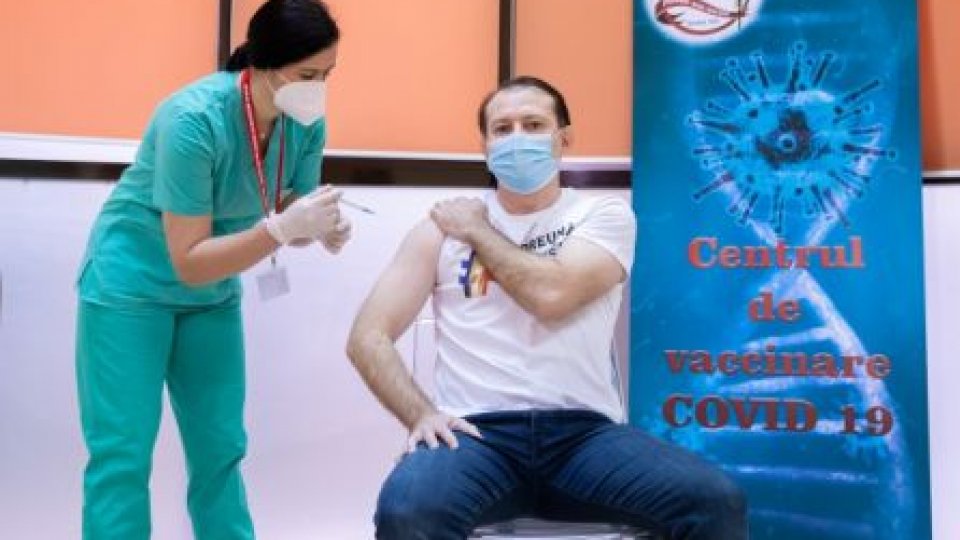 Premierul Florin Cîţu s-a vaccinat anti-COVID 19