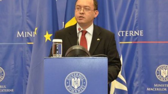 Ministrul Bogdan Aurescu, prezent la reuniunea miniștrilor de externe UE