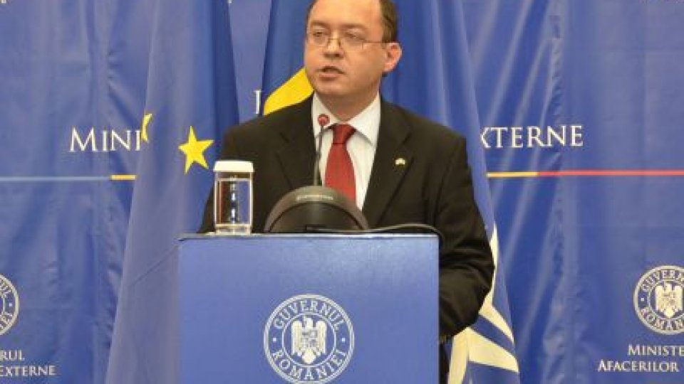 Ministrul Bogdan Aurescu, prezent la reuniunea miniștrilor de externe UE