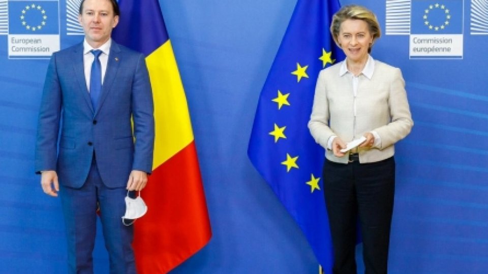 Premierul Florin Cîţu a prezentat proiectul de buget la Bruxelles