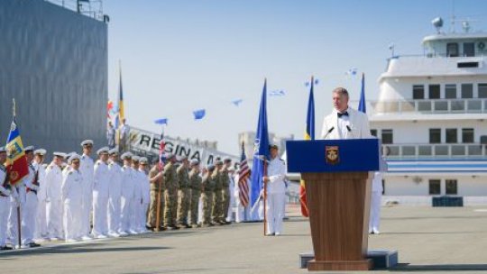 VIDEO Preşedintele Iohannis le-a mulţumit marinarilor români pentru sacrificiile lor 