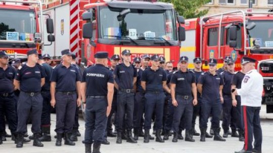 România acordă ajutor pentru stingerea incendiilor din Macedonia de Nord şi Grecia