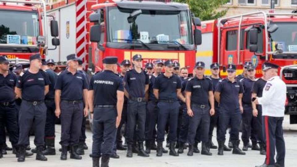 România acordă ajutor pentru stingerea incendiilor din Macedonia de Nord şi Grecia
