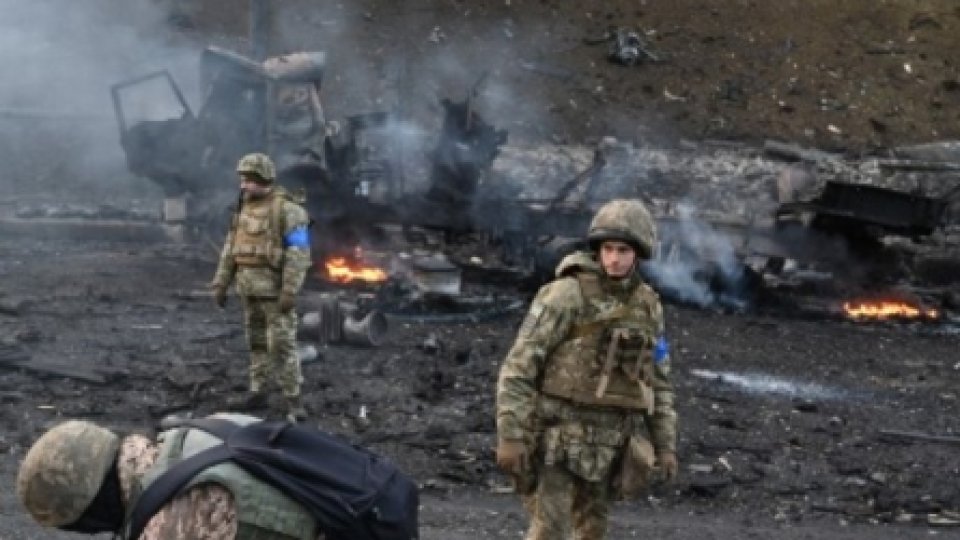 Rusia a bombardat Kievul cu rachete