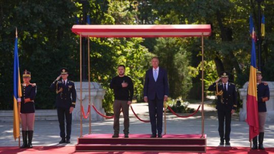 LIVE VIDEO: Declarații de presă comune ale președintelui României, Klaus Iohannis, cu președintele Ucrainei,  Volodimir Zelenski
