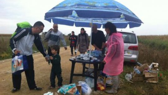 Refugiații ucraineni mulțumesc românilor pentru ajutor
