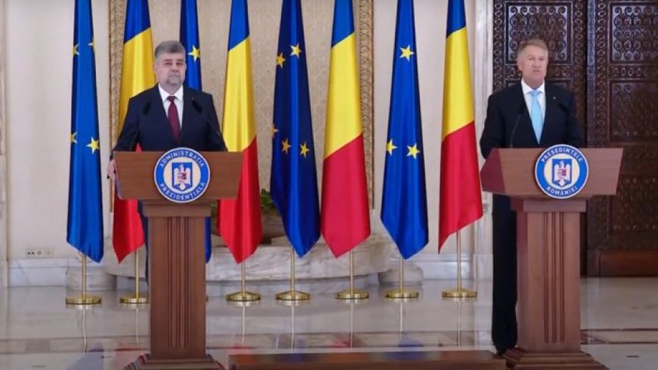 Președintele Iohannis: Il desemnez pe Marcel Ciolacu pentru poziția de prim-ministru