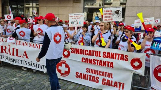 Încep  protestele și în Sănătate. Sindicatele anunță grevă japoneză și miting