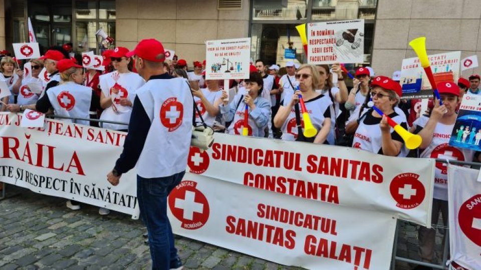 Încep  protestele și în Sănătate. Sindicatele anunță grevă japoneză și miting