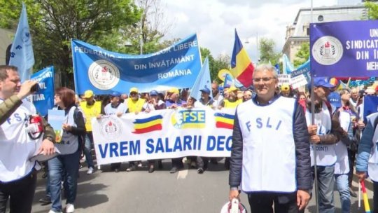 A treia săptămână de grevă în Educație