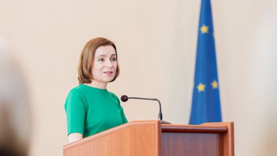 Maia Sandu: Republica Moldova trebuie să înceapă negocierile de aderare la UE cât mai curând