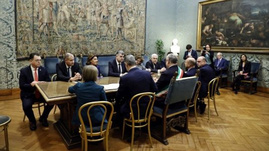 Ședință comună de guvern România - Italia, la Roma