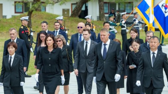Preşedintele Klaus Iohannis este în vizită oficială în Coreea de Sud