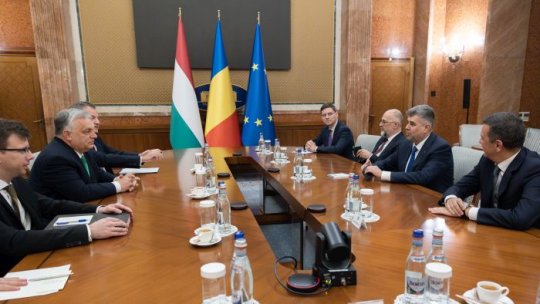 Discuții Marcel Ciolacu - Victor Orban, despre prioriăţile viitoarei preşedinţii la Consiliul Uniunii Europene a Ungariei