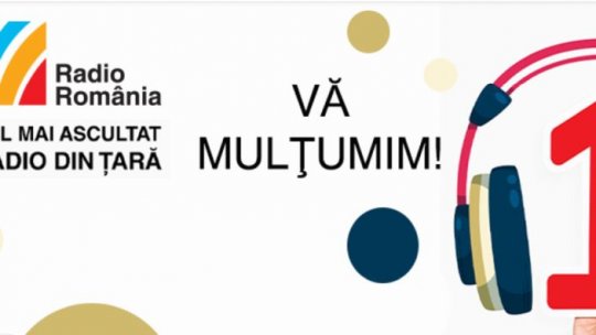 Radio România Actualităţi este lider de piață în mediul urban şi în Bucureşti