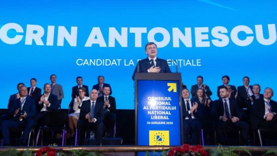 Crin Antonescu, confirmat de PNL în unanimitate pentru alegerile prezidențiale