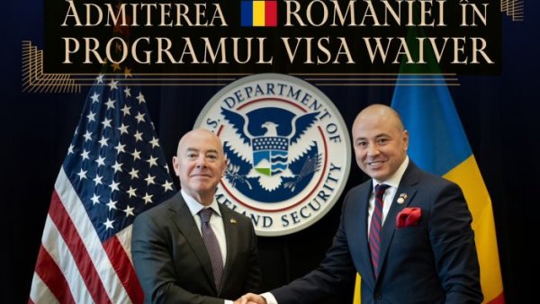 Includerea României în Programul Visa Waiver, marcată oficial pe 10 ianuarie