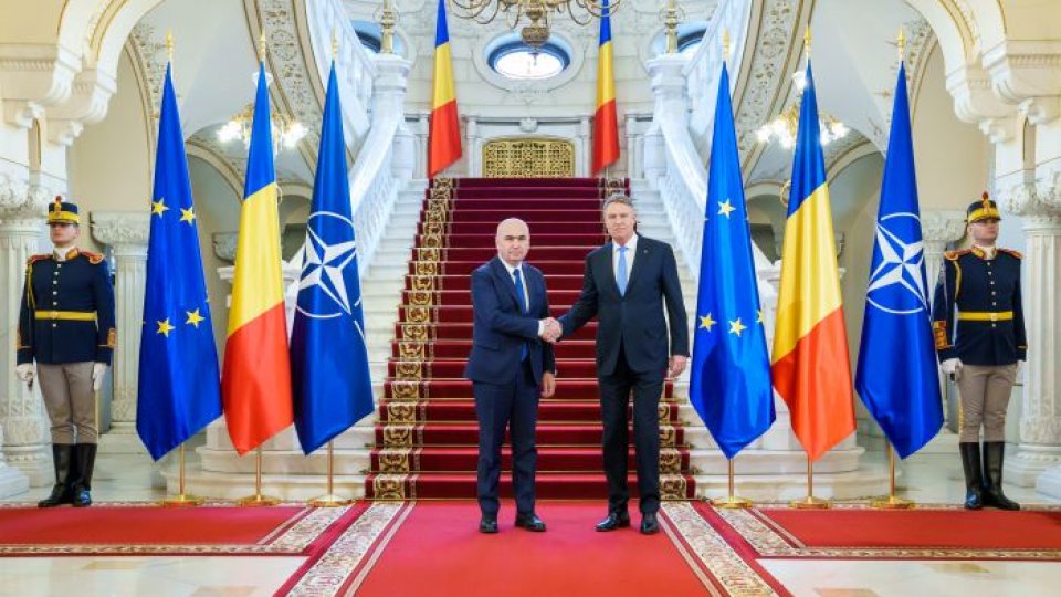 Kaus Iohannis şi-a încheiat mandatul de preşedinte printr-o ceremonie la Palatul Cotroceni