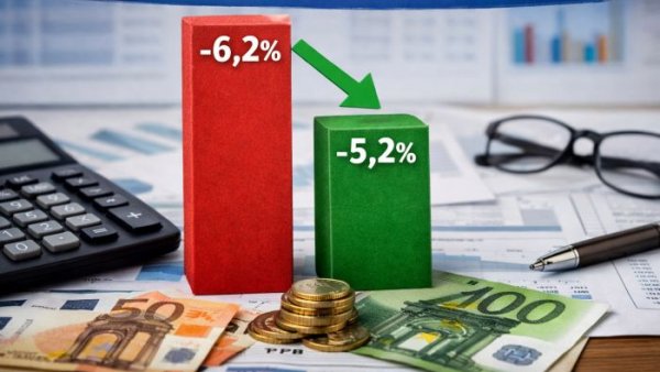 Deficitul bugetar din 2025, mai mic cu un procent față de 2024