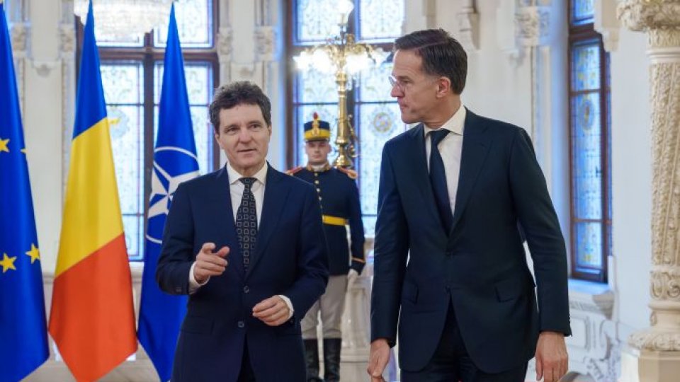 Mark Rutte și Nicuşor Dan, prezenți la Forumul NATO pentru Industria de Apărare de la București