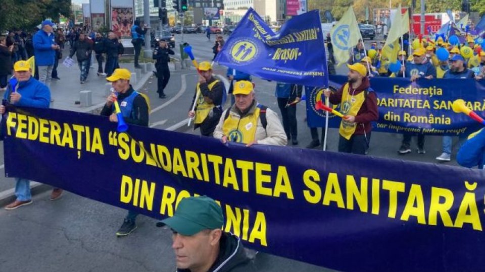 Angajații din Sănătate ies în stradă