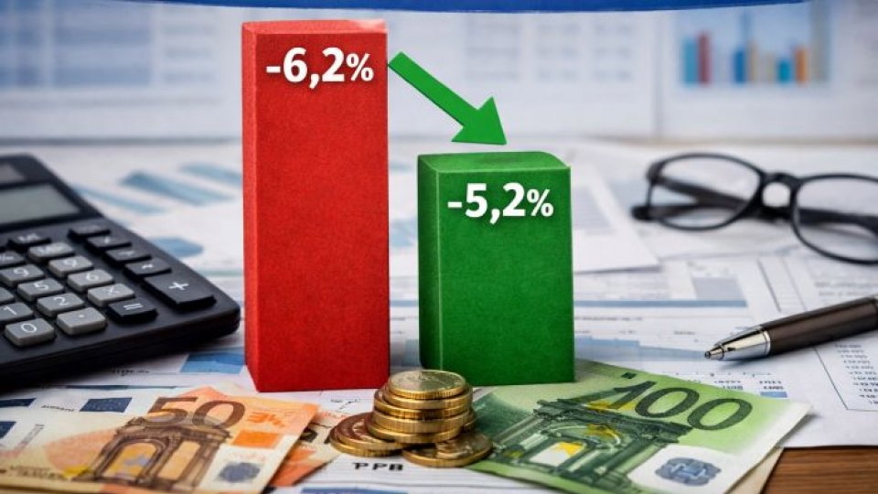 Deficitul bugetar din 2025, mai mic cu un procent față de 2024