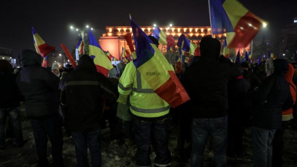 Sancţiuni contravenţionale la protestele din Piaţa Victoriei